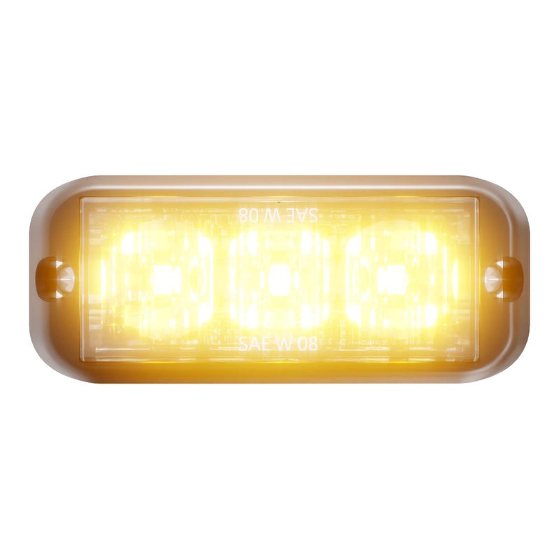 Abrams T3-A Led Grille Emergency Vehicle Warning Strobe Lights (Amber) - Image 1